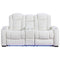 Party - White - Pwr Rec Loveseat/con/adj Hdrst-Washburn's Home Furnishings