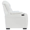 Party - White - Pwr Rec Loveseat/con/adj Hdrst-Washburn's Home Furnishings