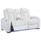 Party - White - Pwr Rec Loveseat/con/adj Hdrst-Washburn's Home Furnishings