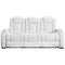 Party - White - Pwr Rec Sofa With Adj Headrest-Washburn's Home Furnishings