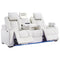 Party - White - Pwr Rec Sofa With Adj Headrest-Washburn's Home Furnishings