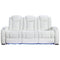 Party - White - Pwr Rec Sofa With Adj Headrest-Washburn's Home Furnishings