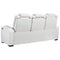 Party - White - Pwr Rec Sofa With Adj Headrest-Washburn's Home Furnishings