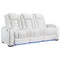 Party - White - Pwr Rec Sofa With Adj Headrest-Washburn's Home Furnishings