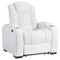 Party - White - Pwr Recliner/adj Headrest-Washburn's Home Furnishings