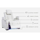 Party - White - Pwr Recliner/adj Headrest-Washburn's Home Furnishings