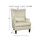 Paseo - Ivory - Accent Chair-Washburn's Home Furnishings