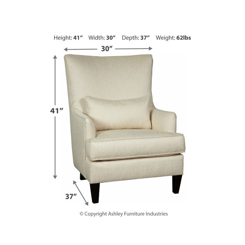 Paseo - Ivory - Accent Chair-Washburn's Home Furnishings