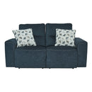 Paulestein - Denim - Reclining Power Loveseat-Washburn's Home Furnishings