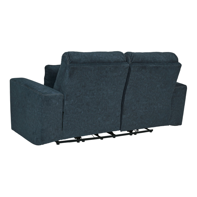 Paulestein - Denim - Reclining Power Loveseat-Washburn's Home Furnishings