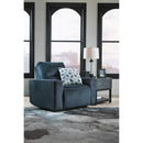 Paulestein - Denim - Wide Seat Power Recliner-Washburn's Home Furnishings