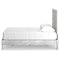 Paxberry - Whitewash - Queen Panel Platform Bed-Washburn's Home Furnishings