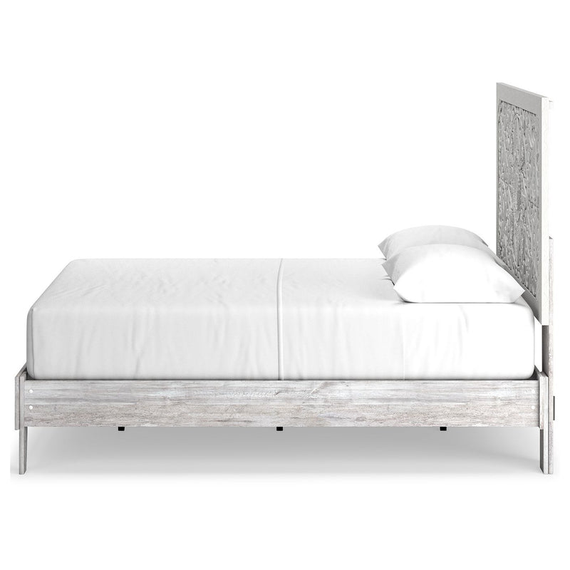 Paxberry - Whitewash - Queen Panel Platform Bed-Washburn's Home Furnishings