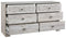 Paxberry - Whitewash - Six Drawer Dresser - Weatherworn-Washburn's Home Furnishings