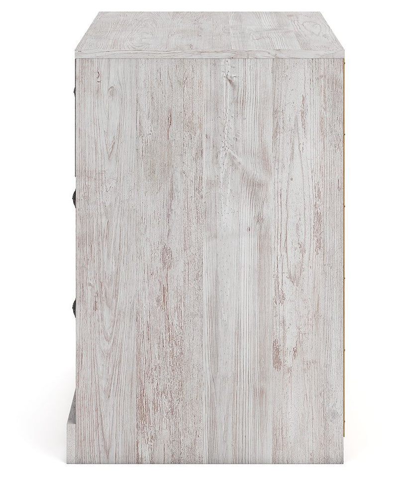 Paxberry - Whitewash - Three Drawer Chest-Washburn's Home Furnishings