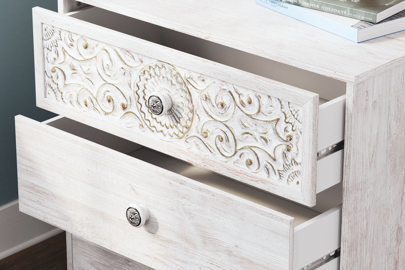 Paxberry - Whitewash - Three Drawer Chest-Washburn's Home Furnishings