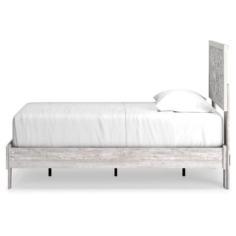 Paxberry - Whitewash - Twin Panel Platform Bed-Washburn's Home Furnishings