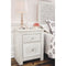 Paxberry - Whitewash - Two Drawer Night Stand-Washburn's Home Furnishings