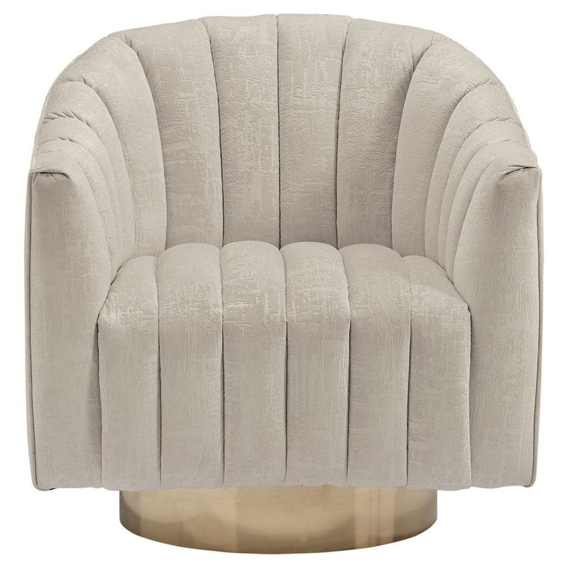 Penzlin - Pearl - Swivel Accent Chair-Washburn's Home Furnishings