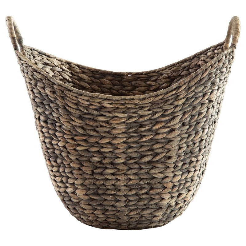 Perlman - Antique Gray - Basket (2/cn) - Small-Washburn's Home Furnishings