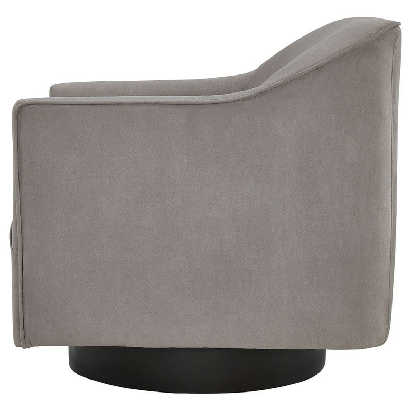 Phantasm - Putty - Swivel Accent Chair-Washburn's Home Furnishings