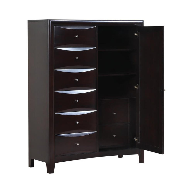 Phoenix 6-drawer Man's Chest - Brown-Washburn's Home Furnishings