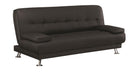 Pierre - Tufted Upholstered Sofa Bed - Black-Washburn's Home Furnishings