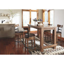 Pinnadel - Light Brown - Uph Swivel Barstool (1/cn)-Washburn's Home Furnishings