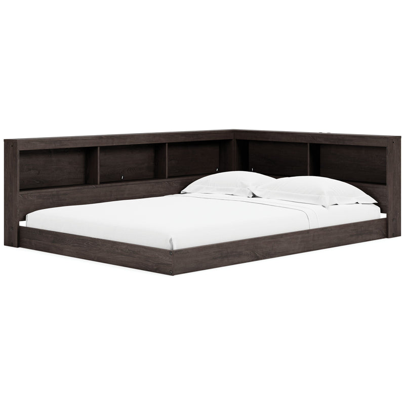 Piperton - Black - Full Bookcase Storage Bed-Washburn's Home Furnishings