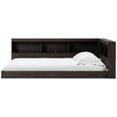 Piperton - Black - Full Bookcase Storage Bed-Washburn's Home Furnishings