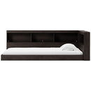 Piperton - Black - Twin Bookcase Storage Bed-Washburn's Home Furnishings