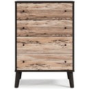 Piperton - Brown / Black - Four Drawer Chest-Washburn's Home Furnishings