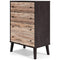 Piperton - Brown / Black - Four Drawer Chest-Washburn's Home Furnishings