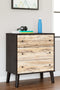 Piperton - Brown / Black - Three Drawer Chest-Washburn's Home Furnishings