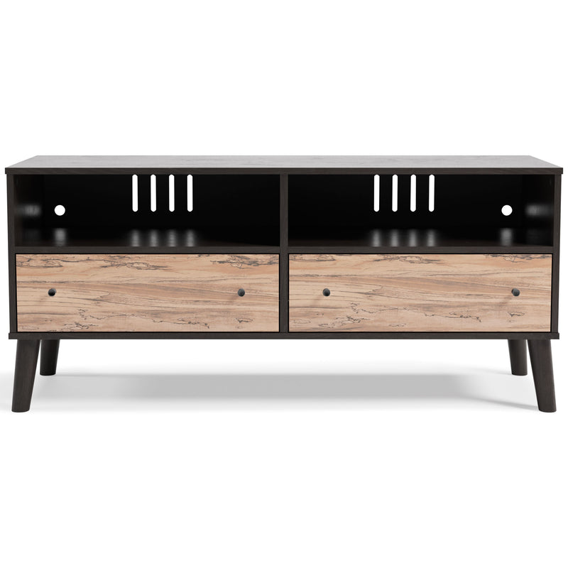 Piperton - Brown / Natural - Medium Tv Stand-Washburn's Home Furnishings