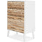 Piperton - Brown / White - Four Drawer Chest-Washburn's Home Furnishings