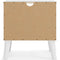 Piperton - Brown / White - One Drawer Night Stand-Washburn's Home Furnishings