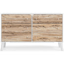 Piperton - Brown / White - Six Drawer Dresser-Washburn's Home Furnishings