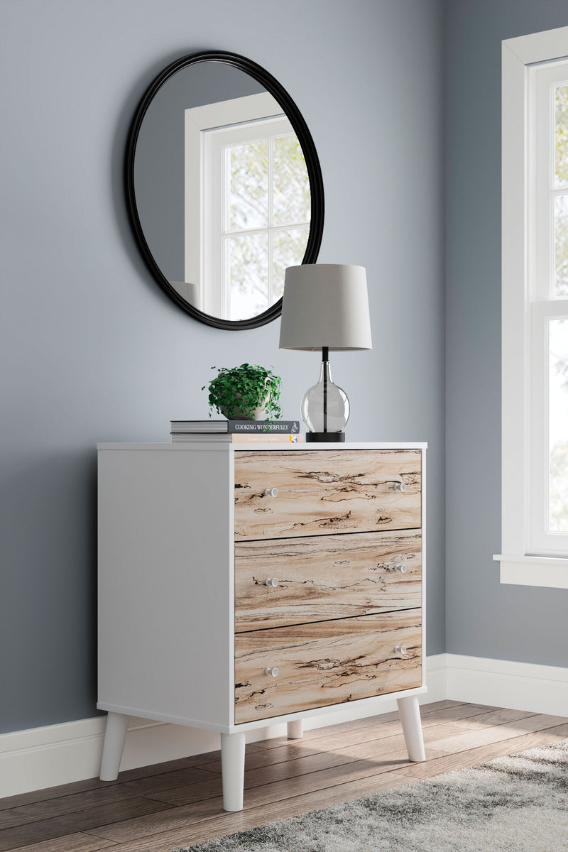 Piperton - Natural - Three Drawer Chest-Washburn's Home Furnishings