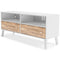 Piperton - White / Brown - Medium Tv Stand-Washburn's Home Furnishings