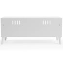 Piperton - White / Brown - Medium Tv Stand-Washburn's Home Furnishings