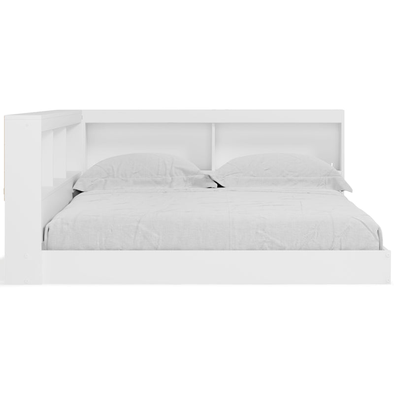 Piperton - White - Full Bookcase Storage Bed-Washburn's Home Furnishings