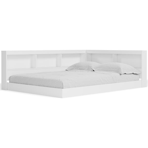 Piperton - White - Full Bookcase Storage Bed-Washburn's Home Furnishings