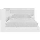 Piperton - White - Twin Bookcase Storage Bed-Washburn's Home Furnishings