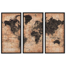 Pollyanna - Tan/black - Wall Art Set (3/cn)-Washburn's Home Furnishings