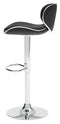 Pollzen - Black - Tall Uph Swivel Barstool(2/cn), Sleek Appeal-Washburn's Home Furnishings