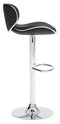 Pollzen - Black - Tall Uph Swivel Barstool(2/cn), Sleek Appeal-Washburn's Home Furnishings