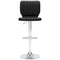 Pollzen - Black - Tall Uph Swivel Barstool(2/cn)-Washburn's Home Furnishings