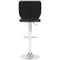 Pollzen - Black - Tall Uph Swivel Barstool(2/cn)-Washburn's Home Furnishings