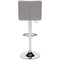 Pollzen - Gray - Tall Uph Swivel Barstool(2/cn)-Washburn's Home Furnishings